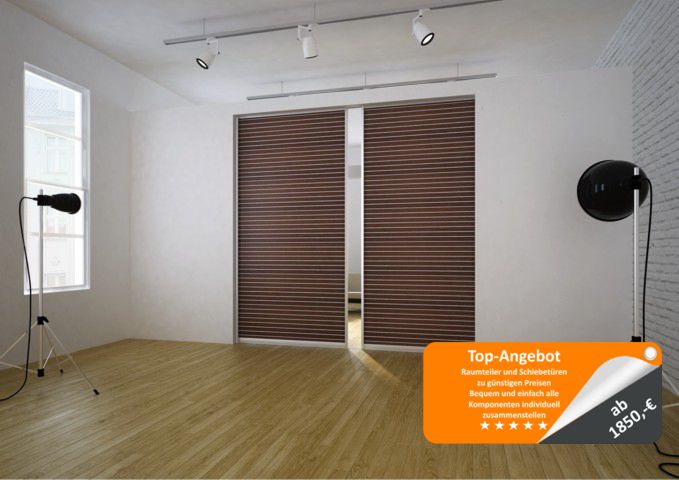 Raumteiler Schiebetür Deckenmontage Ohne Bodenschiene